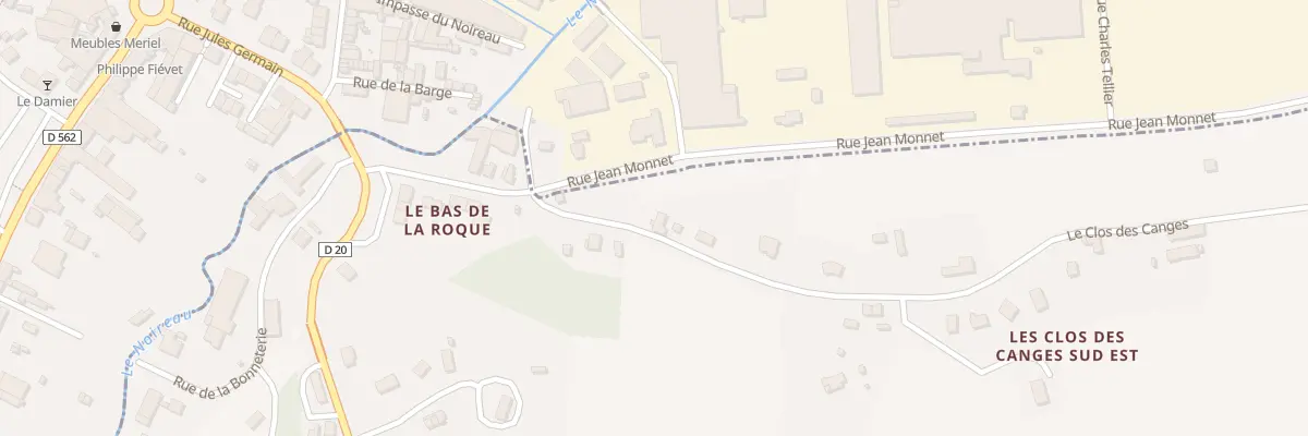 Plan du 3 Vge des Costils à Saint-Pierre-du-Regard
