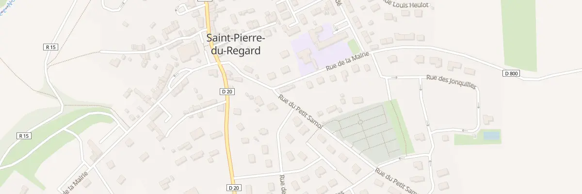 Plan du 10 Rue des Ecoles à Saint-Pierre-du-Regard