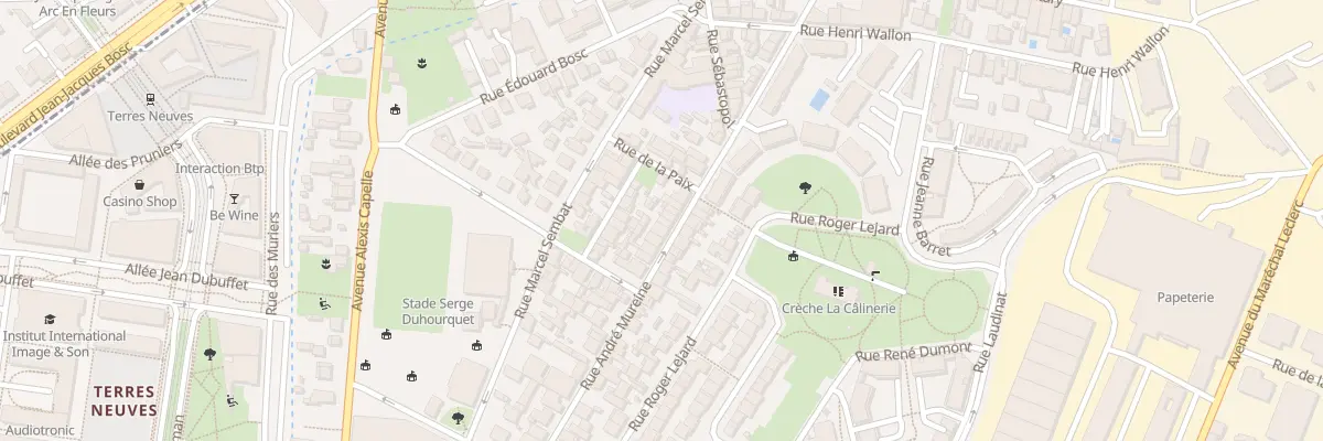 Plan du 61 Rue André Mureine à Bègles