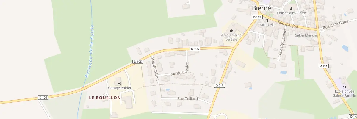 Plan du 7 Rue du Port Ringeard à Bierné-les-Villages