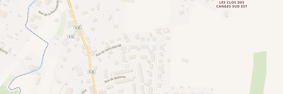 Plan du 31 Rue de Saint-Mande à Saint-Pierre-du-Regard