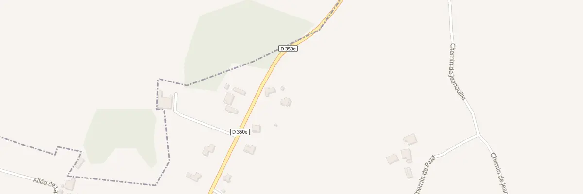 Plan du 1710 Rte d’Eyres Moncube à Sainte-Colombe