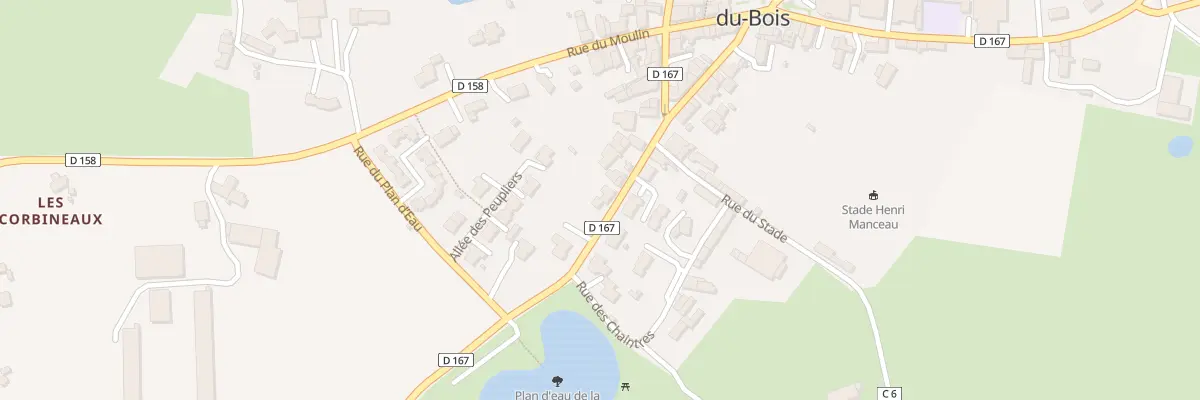 Plan du 14 Rue du bois d’anjou à Saint-Paul-du-Bois
