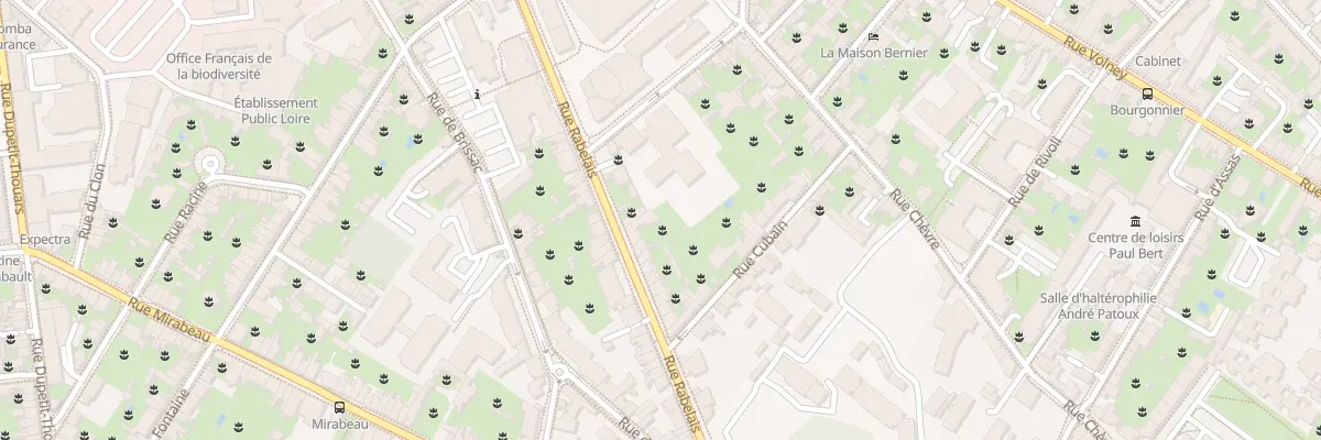 Plan du 9 Rue Rabelais à Angers