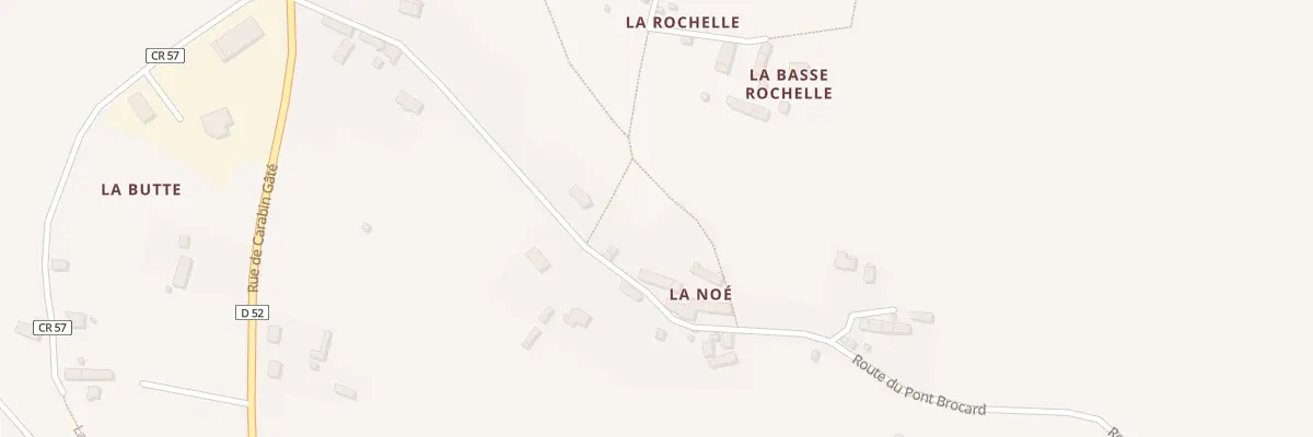 Plan du 389 Rue du Pont Brocard à Champsecret