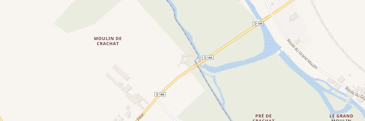 Plan du 23 Rte de Fléac à Belluire
