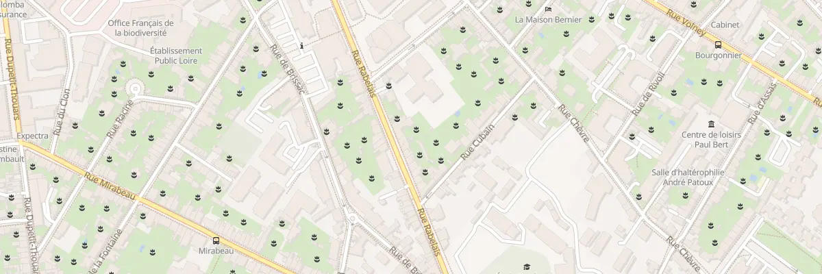 Plan du 11 Rue Rabelais à Angers