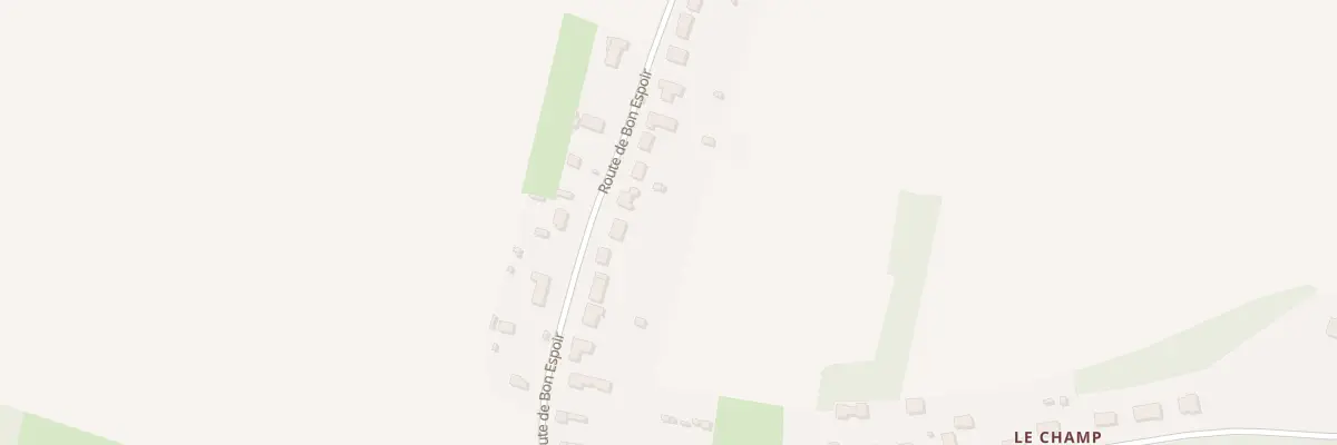 Plan du 42B Rte de Bon Espoir à Mazeray