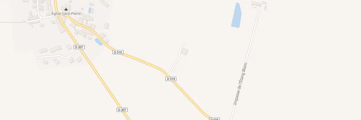 Plan du 405 Rte de Deux-Evailles à Montsûrs