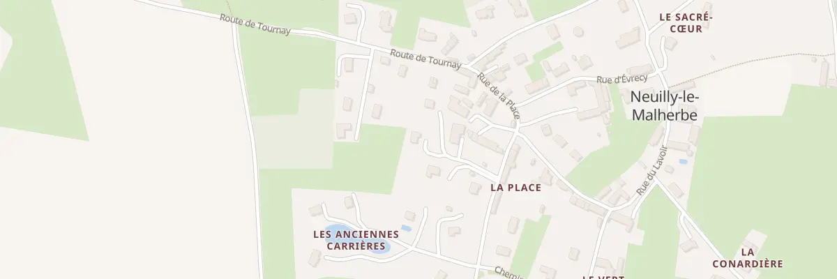 Plan du 1 Imp du Moulin à vent à Vacognes-Neuilly