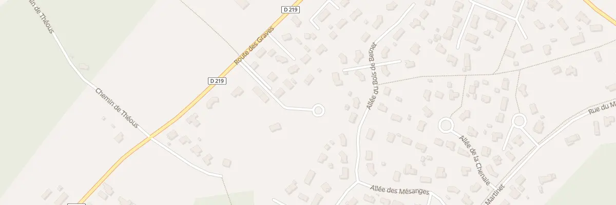 Plan du 2 All du Chevreuil à Cabanac-et-Villagrains
