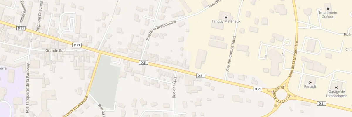 Plan du 30 Av de Sablé à Meslay-du-Maine