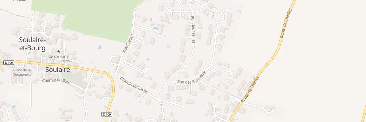 Plan du 7 Rue des Treilles à Soulaire-et-Bourg