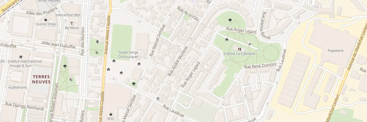 Plan du 82 Rue André Mureine à Bègles