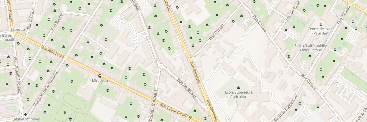 Plan du 74B Rue Rabelais à Angers