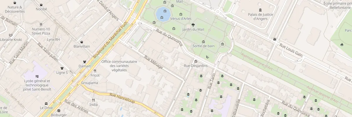 Plan du 6B Rue du Quinconce à Angers