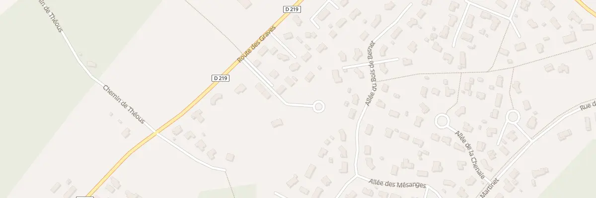 Plan du 1 All du Chevreuil à Cabanac-et-Villagrains