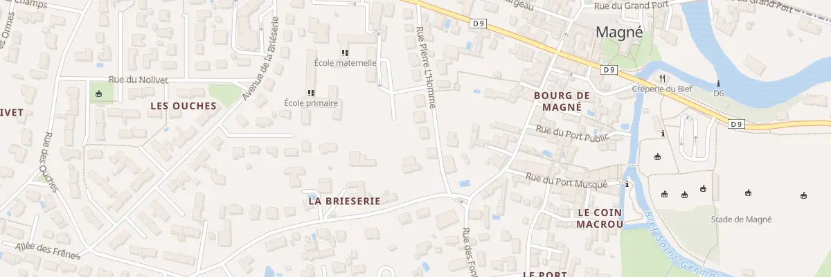Plan du 30 Rue Pierre l’Homme à Magné