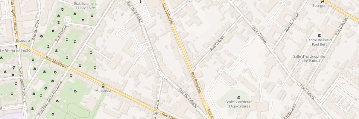 Plan du 70 Rue Rabelais à Angers