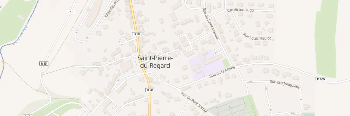 Plan du 16 Rue du Combat à Saint-Pierre-du-Regard