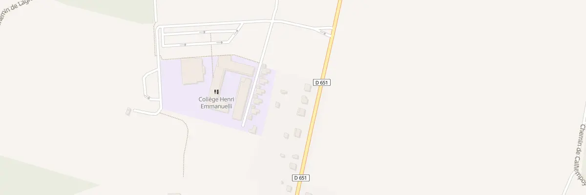 Plan du 1052 Rte de Mont-de-Marsan à Labrit