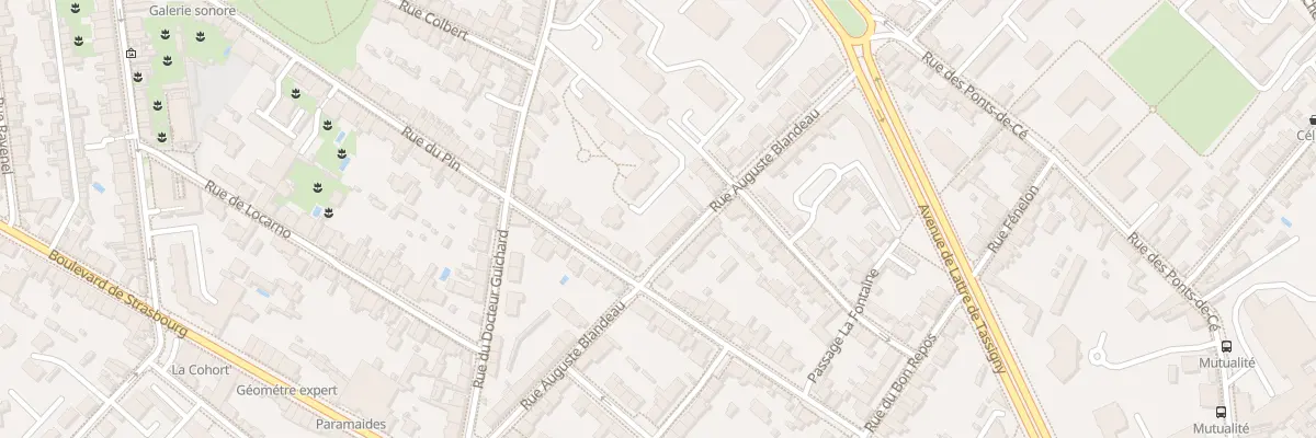 Plan du 36 Rue Auguste Blandeau à Angers