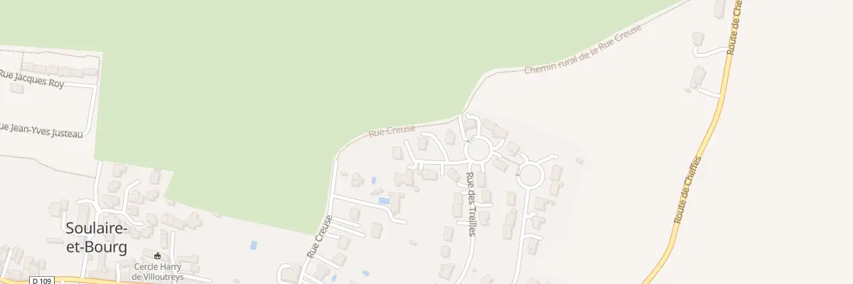 Plan du 16 Rue des Treilles à Soulaire-et-Bourg