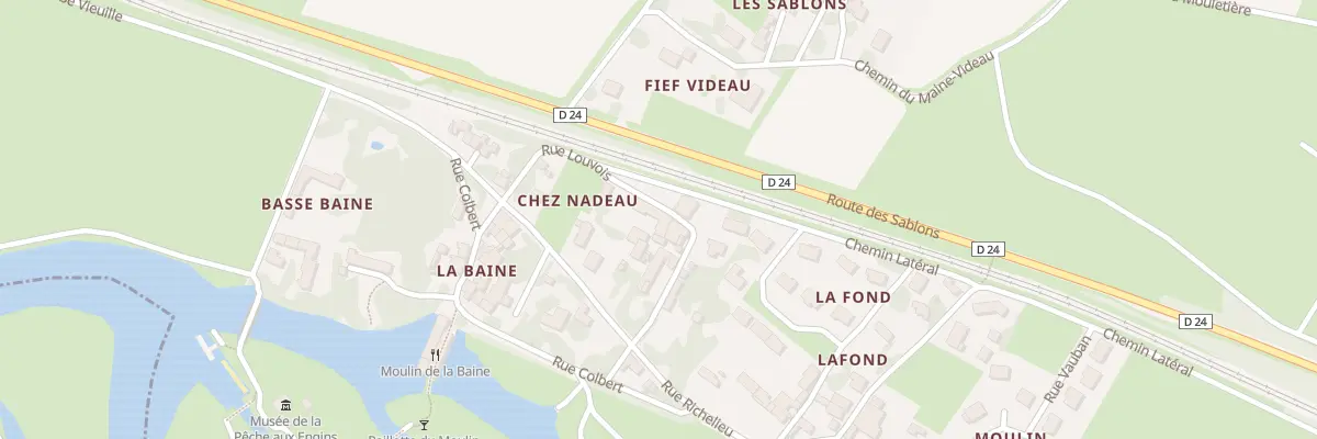 Plan du 16 Rue Louvois à Chaniers