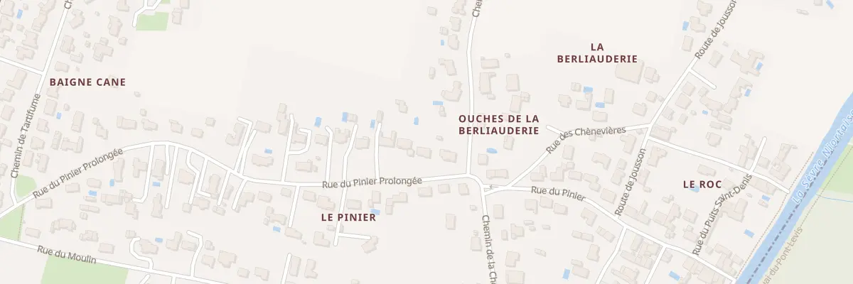 Plan du 8 Rue du Pinier Prolongée à Magné
