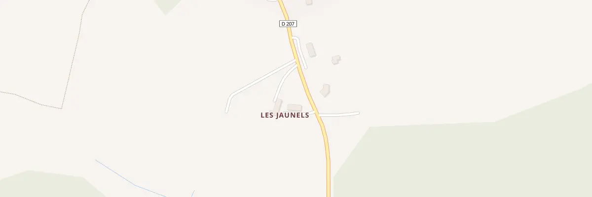 Plan du 2 Les Jaunels à Belgeard