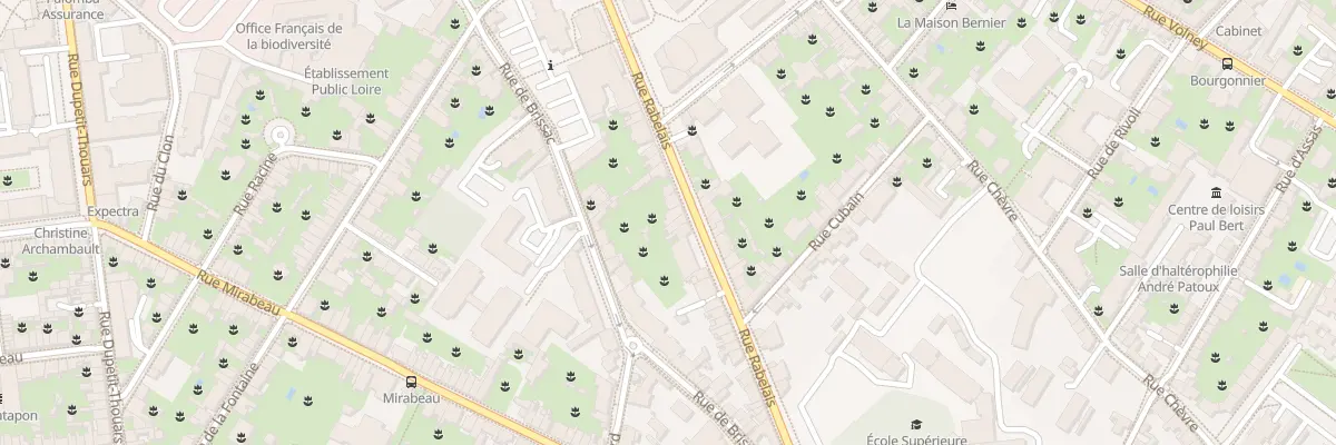 Plan du 60 Rue Rabelais à Angers