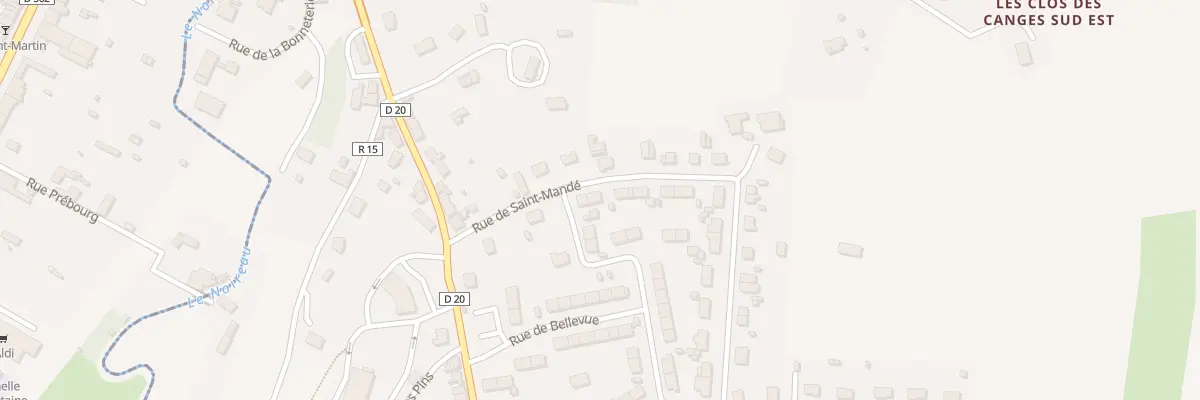 Plan du 37 Rue de Saint-Mande à Saint-Pierre-du-Regard
