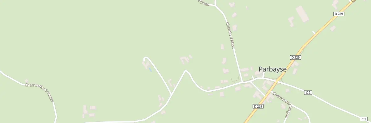 Plan du 6 Cote La Coste Bielhe à Parbayse