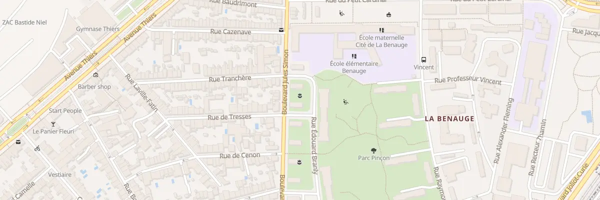 Plan du 81 Bd Jules Simon à Bordeaux