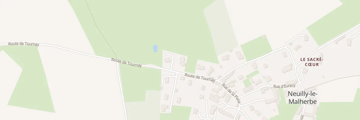 Plan du 6 Rte de Tournay à Vacognes-Neuilly