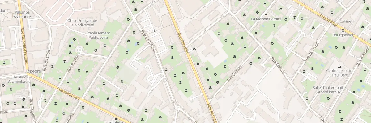 Plan du 54 Rue Rabelais à Angers