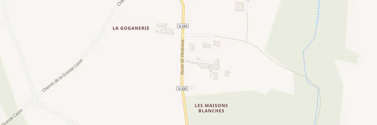 Plan du 132 Rte de Vénérand à La Chapelle-des-Pots