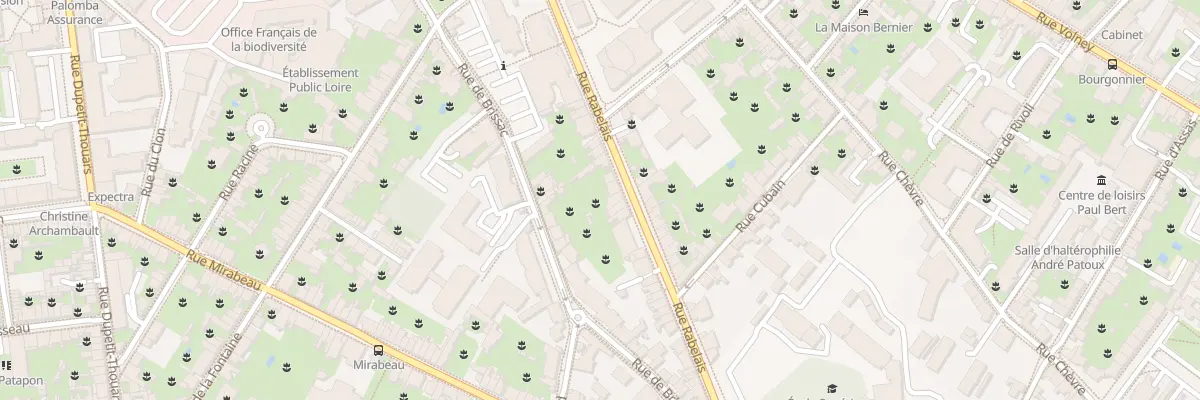 Plan du 58 Rue Rabelais à Angers