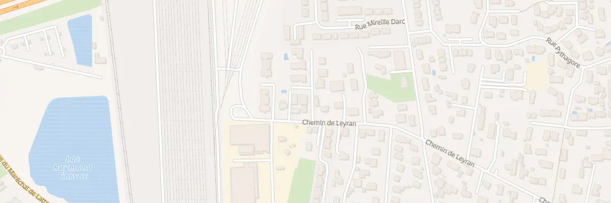 Plan du 95 Che de Leyran à Villenave-d’Ornon