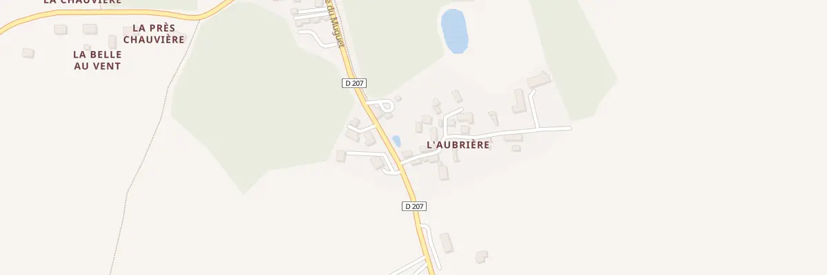 Plan du 5 L’Aubriere à Belgeard