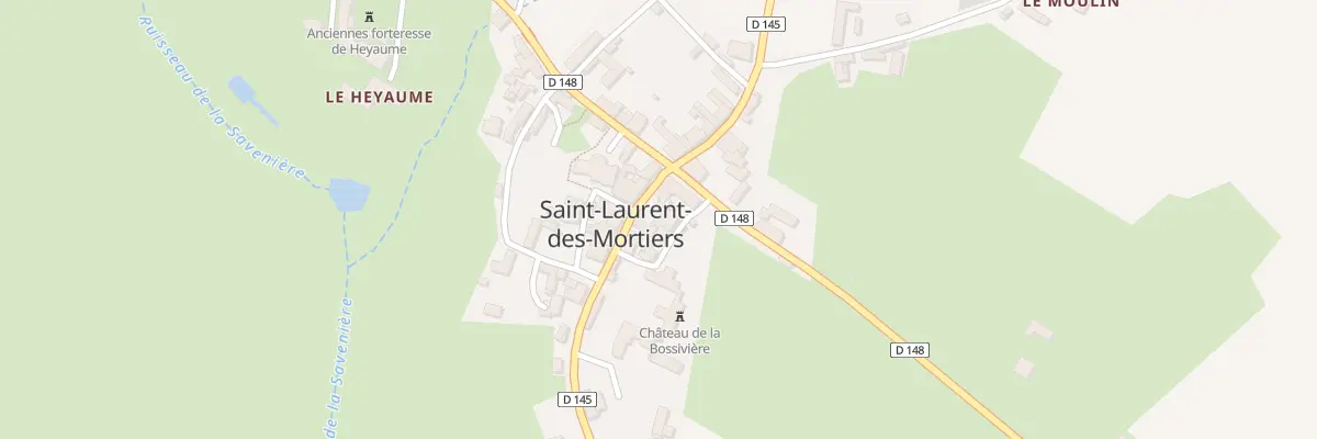 Plan du 3 Rue d’Anjou St Laurent à Bierné-les-Villages