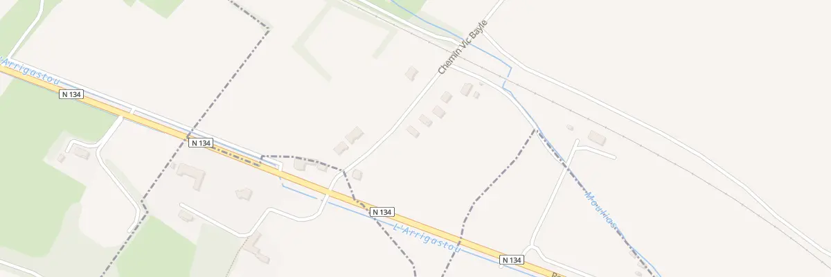 Plan du 5540 Che Vic Bayles à Escou