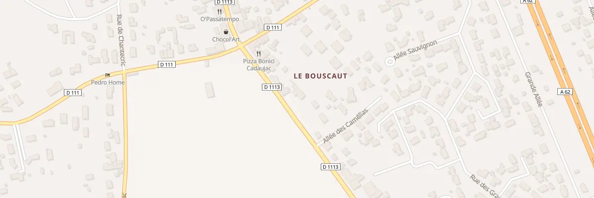 Plan du 1202 Av de Toulouse à Cadaujac
