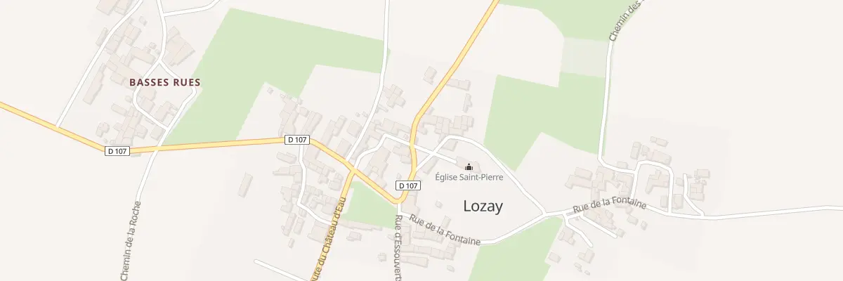 Plan du 8 Rue du Marronnier à Lozay