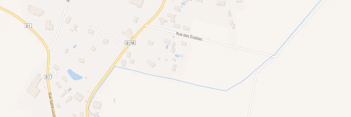 Plan du 12 Rue des Erables à Vallans