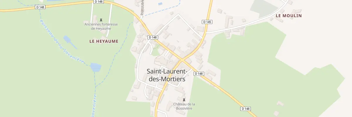 Plan du 2 Rue d’Anjou St Laurent à Bierné-les-Villages