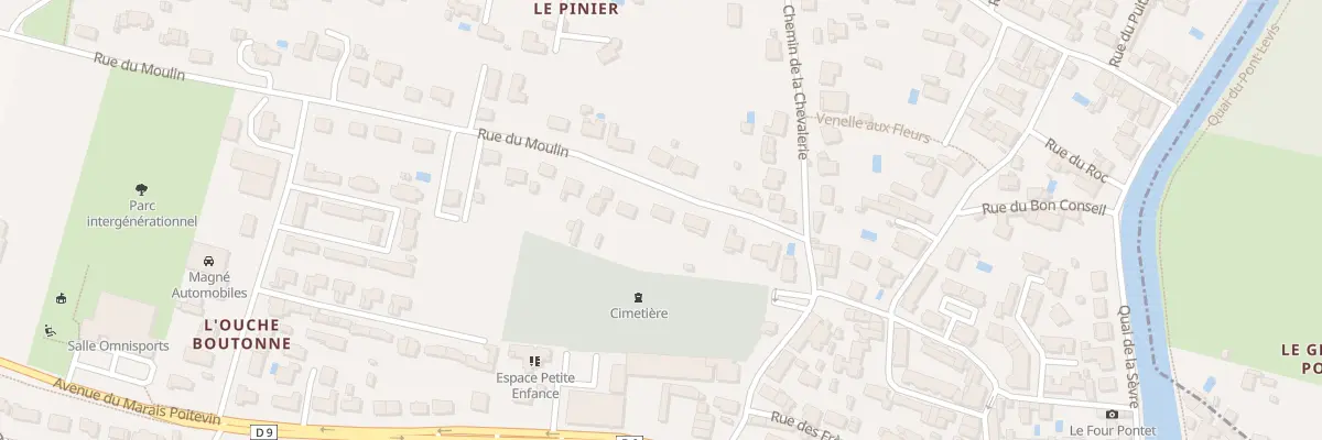 Plan du 19 Rue du Moulin à Magné