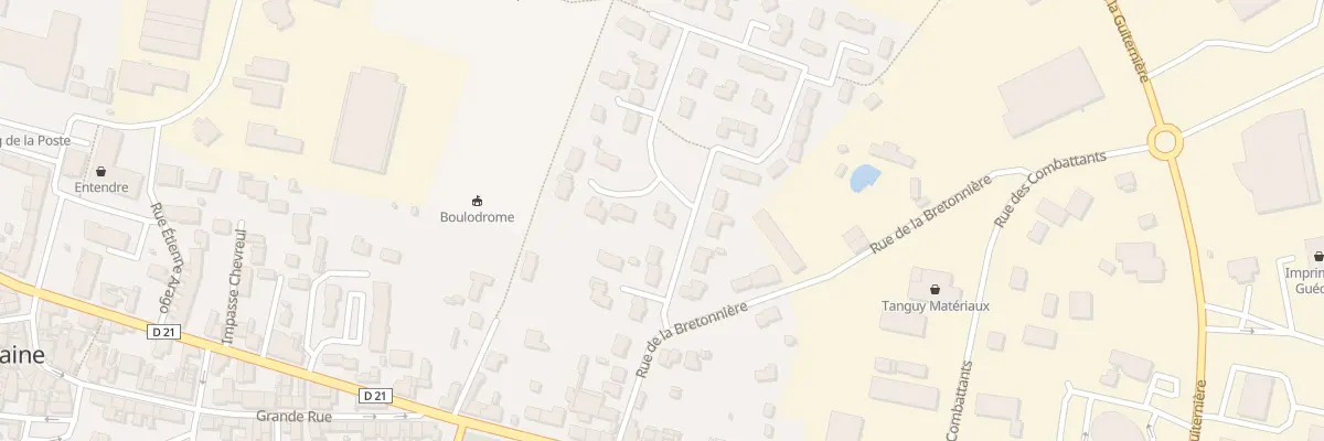 Plan du 12 Rue du Fresne à Meslay-du-Maine