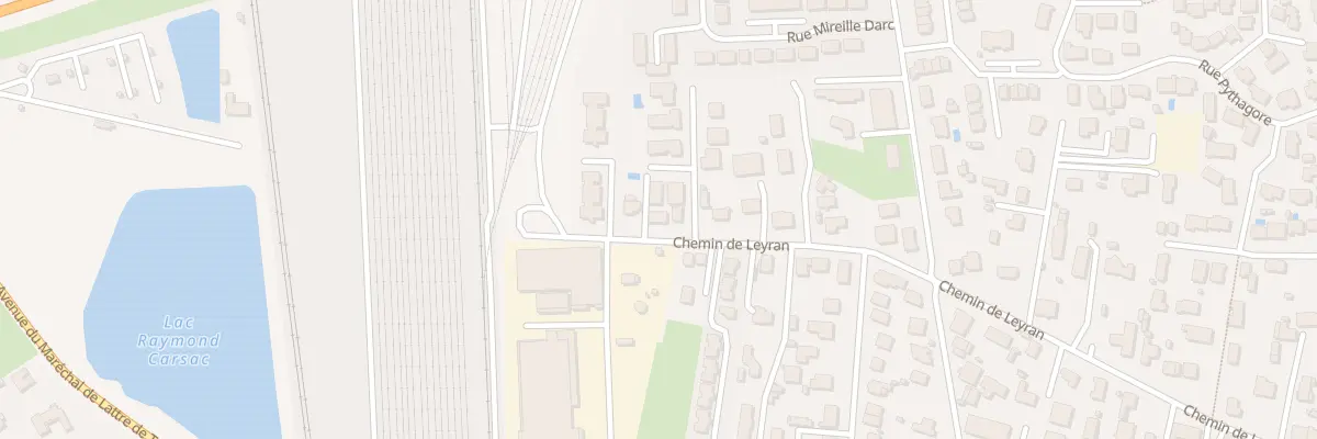 Plan du 97 Che de Leyran à Villenave-d’Ornon
