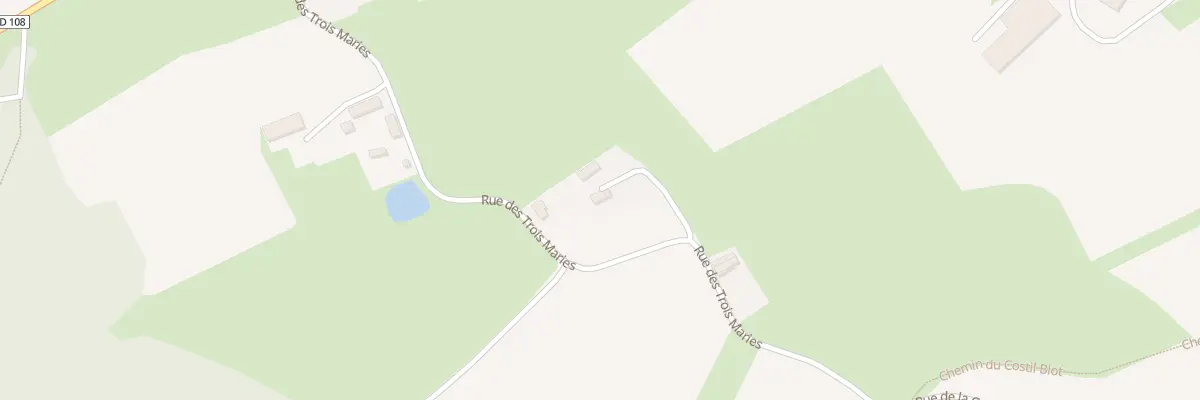 Plan du 6 Rue des Trois Maries à Thury-Harcourt-le-Hom
